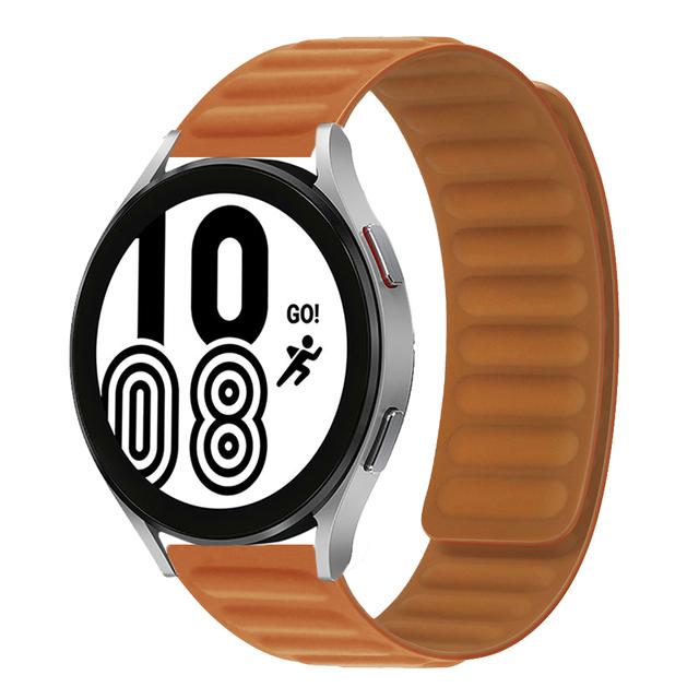Силиконовый ремешок 20 мм 22 мм для Samsung Galaxy watch 7/FE/6/5/4/classic/Active 2/3/S3/40mm Браслет Huawei watch GT-2-Pro 3 4 ремешок