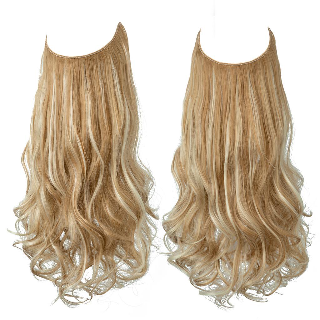 Wigs Have A Large Amount Of Hair, U-Shaped Hair Extensions, Women'S Fishing Line Wigs, Invisible Natural Long Curly Hair