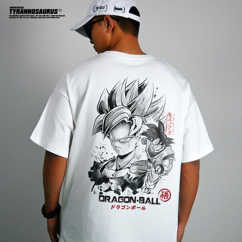 Семь мужских и женских футболок с коротким рукавом Dragon Ball Super Z с изображением Гоку, Гохана, Броли и Бигиты