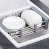 Drain Rack Adjustable Retractable Dish Drying Basket Space Saving Kitchen Sink Organizer
