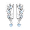 S925 Silver Exquisite Butterfly Hoop Earrings With Sparkling Zircon Dragonfly Design Elegant And Versatile Accessory