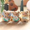 Butter Bear Cute Keychain Pp Cotton Stuffed Toy Backpack Decor Gift For Kids