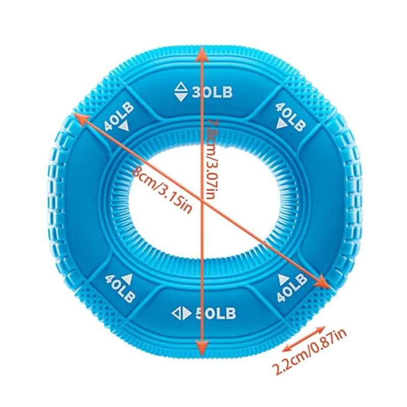 Силиконовый тренажер для силы хвата, кистевой эспандер, кольца для хвата, тренажер для предплечья, мяч, эспандер для тренировки силы пальцев