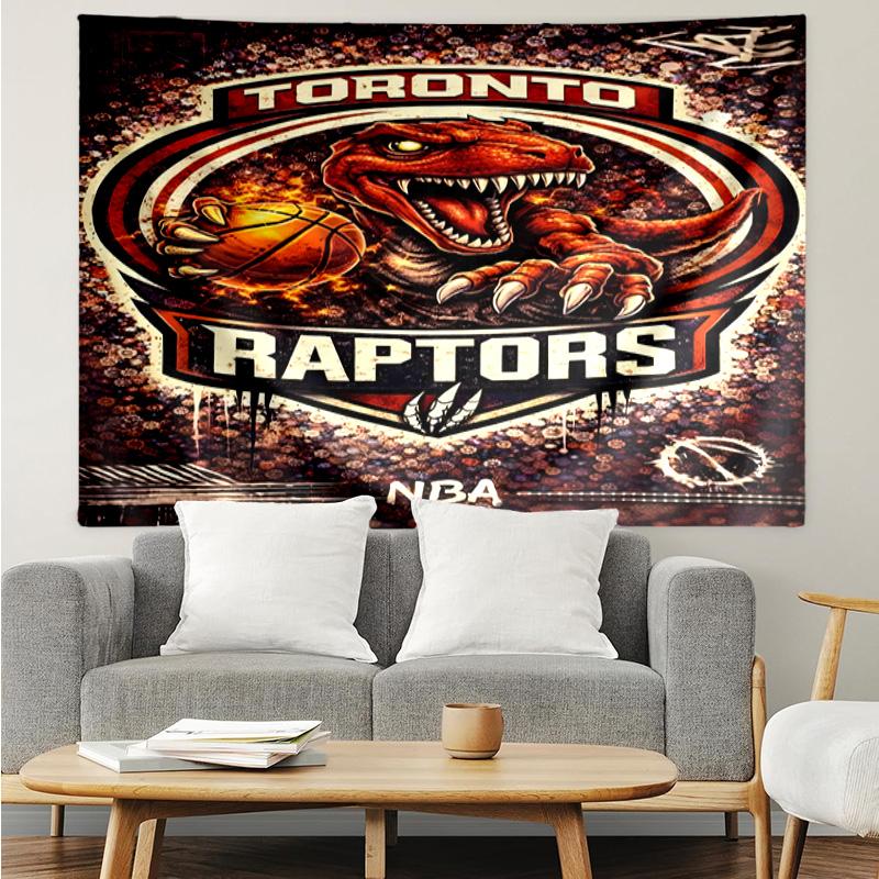 Raptors basketball Logo Quick-Dry Tapestry Hanging for Bedroom,Livingroom, Playroom,Decor Art Room Wall Tapestry Holiday and Birthday Gifts