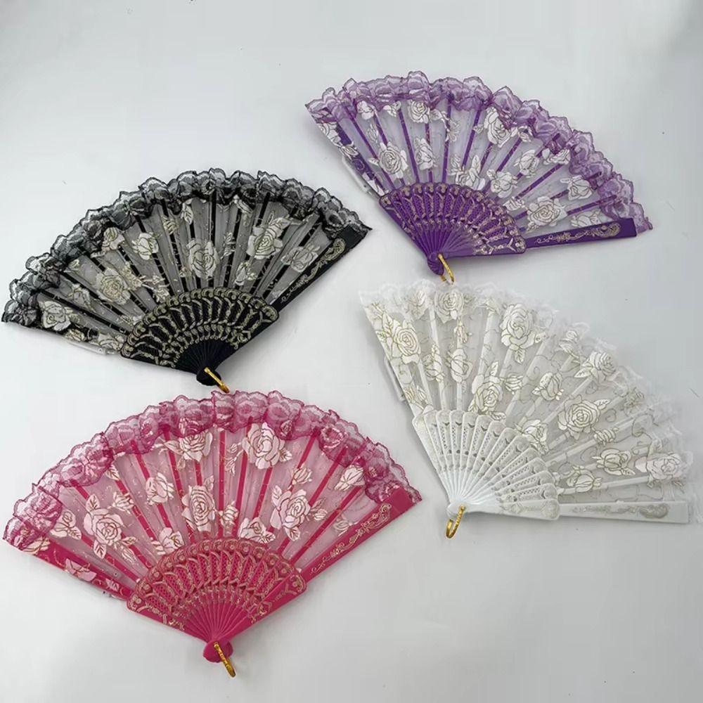 Портативный светящийся складной светодиодный вентилятор, красочный светодиодный светящийся вентилятор, танцевальный световой вентилятор, для вечеринок и выступлений