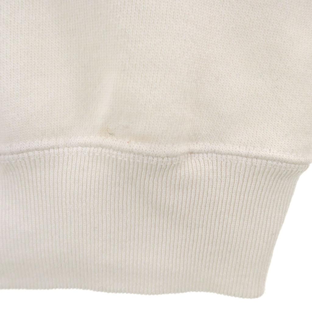 HANES 80-е Made in USA Принт Старый волк Длинный рукав Тренировочная футболка L белая толстовка Мужская Б/У