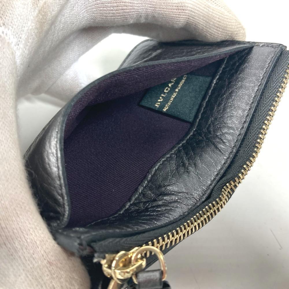 BVLGARI S.bvlgari logo Wallet Coin Compartment with key ring coin purse