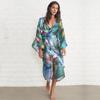 Quick-drying Bohemian Printed Cover-ups Sexy Summer Beach Dress Women Beachwear Swimsuit Cover Up