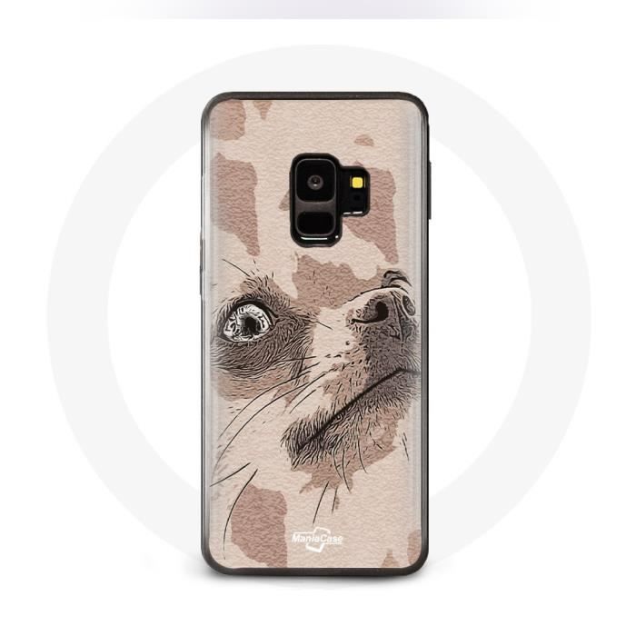 Coque pour Samsung Galaxy S9 Chihuahua Race de chiens