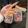 With Key Ring Capybara Card Holder Keychain PVC Transparent ID Card Holders  Boys Girls Gift