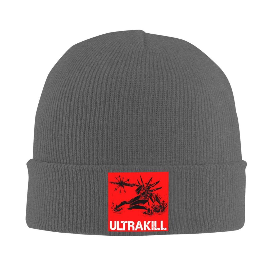 Аксессуары для видеоигры Ultrakill Теплая вязаная шапка Зимняя вязаная шапка-бини Шапки-бини Хип-хоп кепки для унисекс
