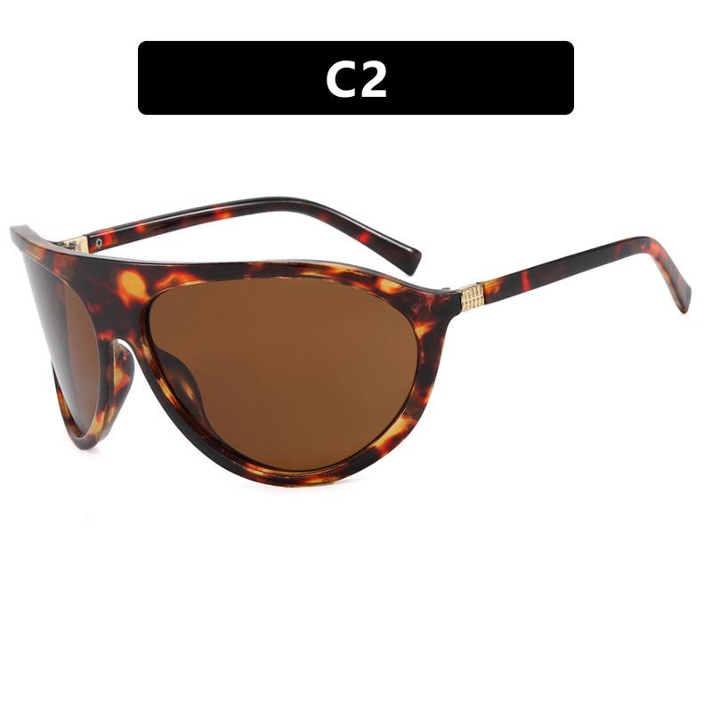 Персонализированные солнцезащитные очки с большой оправой, новые солнцезащитные очки для отдыха на открытом воздухе