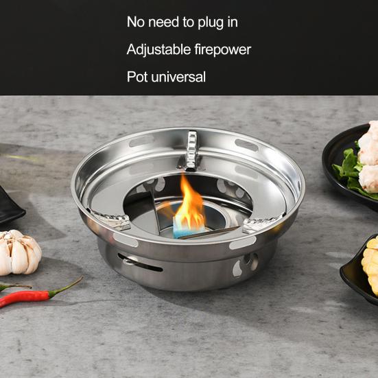 Алкогольная плита, портативная регулируемая треккинговая плита, ветрозащитная твердотопливная горелка, дорожная плита для кемпинга, для пикника на открытом воздухе