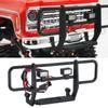 TRZX Масштаб 1/18 Передний бампер со светодиодными фонарями для Traxxas TRX4-M K10 Аксессуары для радиоуправляемого краулера