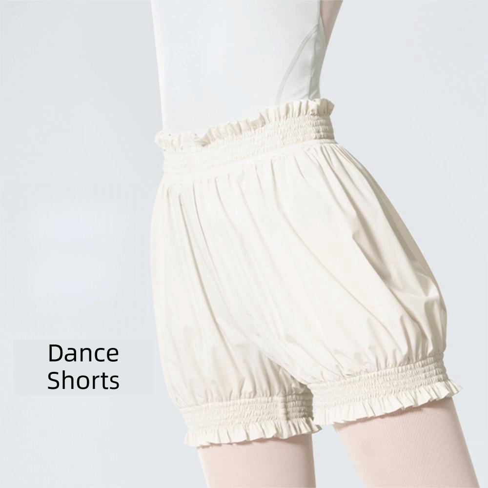 High Waist Dance Shorts Comfortable Bloomers Pilates Safety Pants Ballet Practice