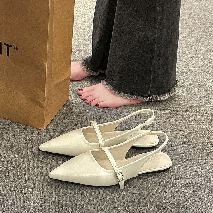 Женские повседневные сандалии из искусственной кожи, модные женские сандалии со стразами на плоской подошве, элегантные сандалии с открытым носком