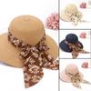 Ladies Women Sun Hat Straw Spring Summer Beach Wide Brim Hat