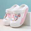 Cute And Breathable Cartoon Kids Summer Clogs For Girls With Non-slip Design