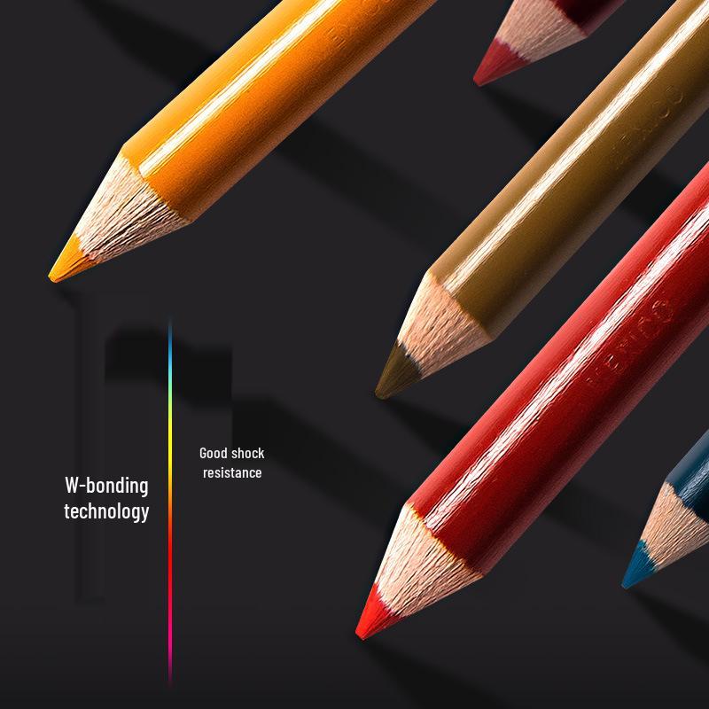 Масляные цветные карандаши San Fu Prismacolor, 150 цветов, для художественных студентов, толстый грифель и яркие цвета
