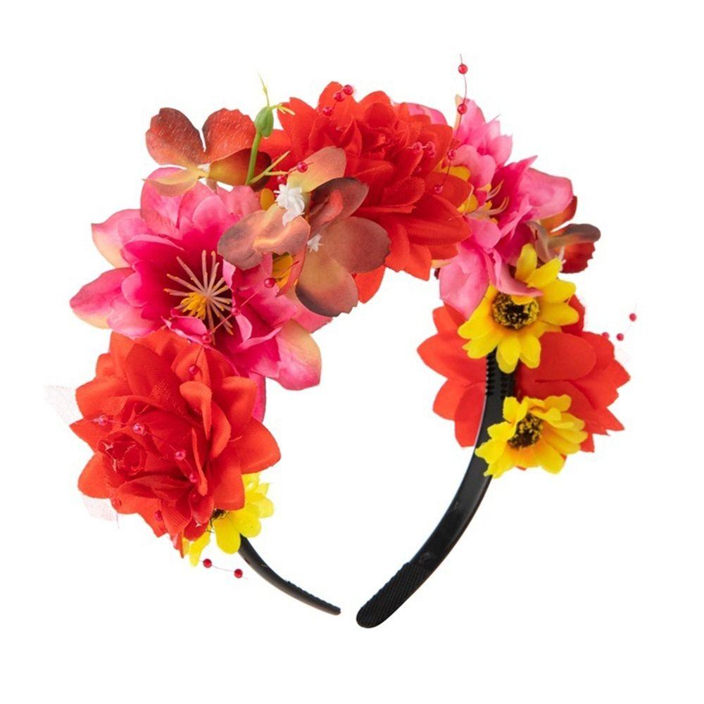 Черная вуаль, повязка на голову с цветком розы на Хэллоуин, свадебный головной убор для женщин