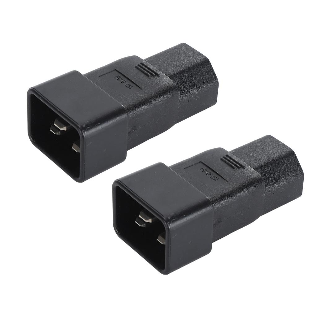 2 шт. Адаптер питания IEC320 C20 к IEC320 C21 Профессиональный Plug and Play Адаптер вилки питания C20 к C21 для ИБП, PDU питания