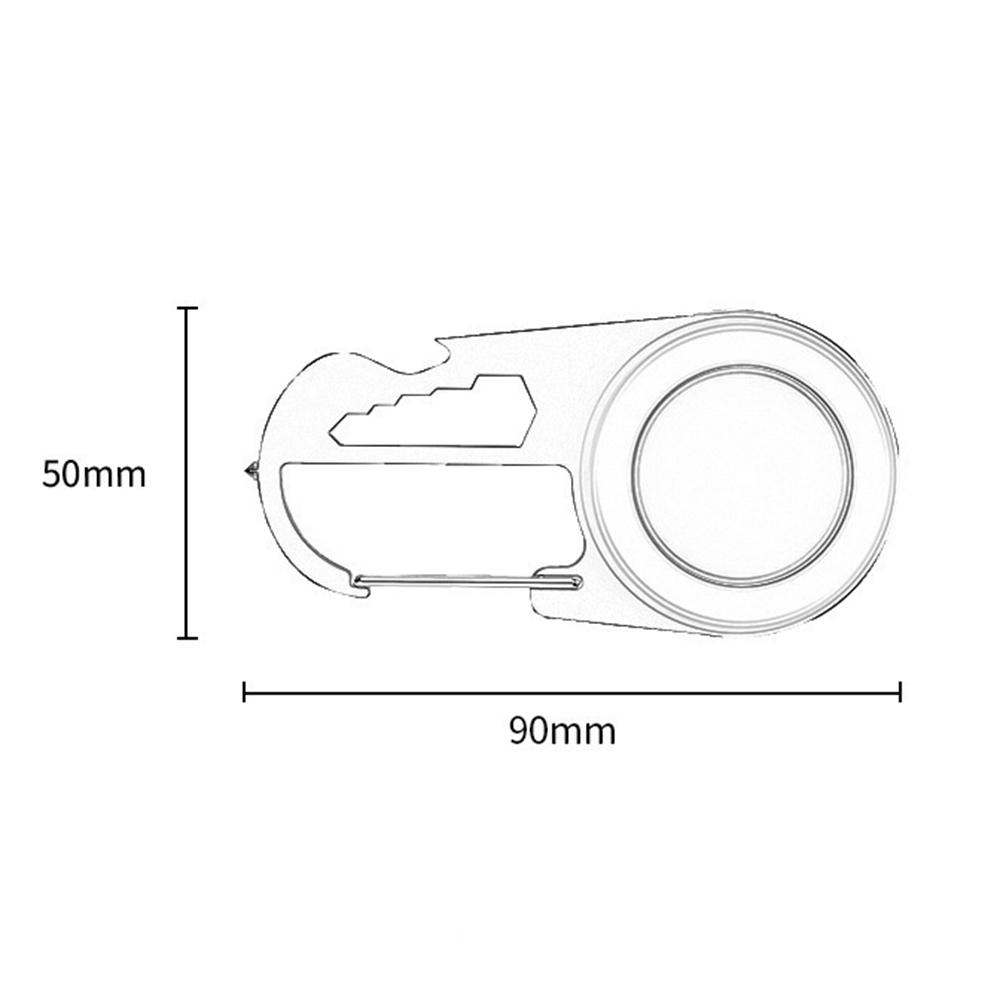 Мини-брелок-фонарик, светодиодный брелок для ключей, фонарик, вращающийся на 180 градусов, перезаряжаемый магнитный светильник