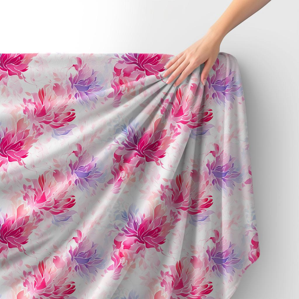 Royal Samt Stoff Polyester Zum Nähen - Motiv Abstraktion - Rdx2567
