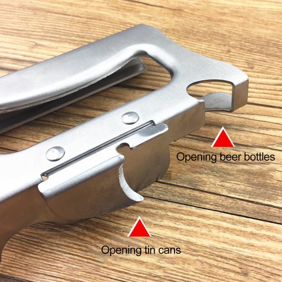 Многофункциональная открывашка из нержавеющей стали, легкая открывалка для пивных бутылок, кухонные принадлежности