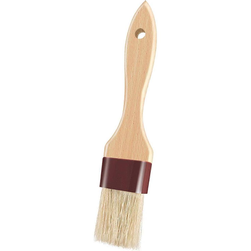 Cleaning Brush Pastry Brushes for Baking Basting Brush with Boar Bristle and Beech Wood Handle Culinary Oil Brush for Barbecue Butter Grill BBQ Sauce