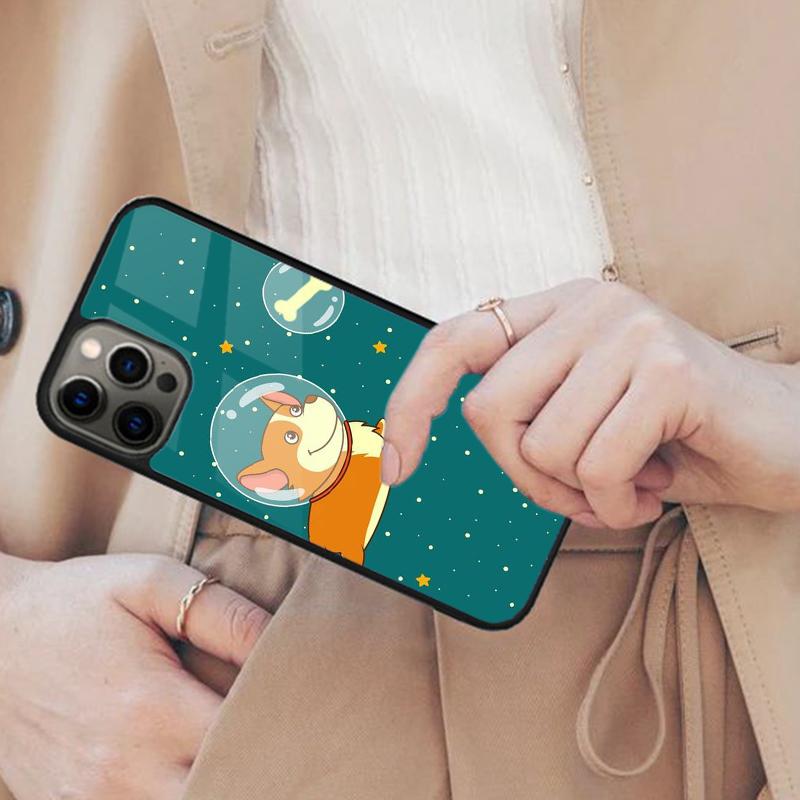 Cartoon Corgi Magnetic Phone Case For APPLE iPhone 17 Air 16 14 13 12 Pro Max 15 Plus Wireless Charge With MagSafe Cover
