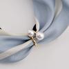 Pearl Buckle Simple Fashion Versatile Silk Scarf Zinc Alloy Non Hook Women's Summer T-shirt Waist Magnetic Brooch