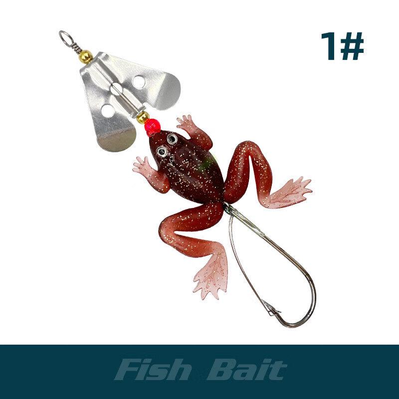 Oeny 6,25 г Вращающаяся Блестящая Травостойкая Лягушка Рыболовная Приманка