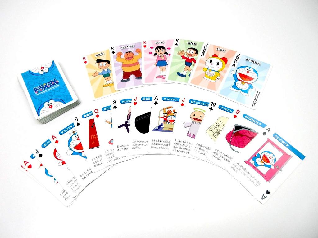 Tenyo Magic Magic Doraemon Secret Tool Magic Magic Игральные карты Таинственные игральные карты с 48 видами секретных инструментов, нарисованных для начинающих Магия, которая