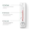 Deli 9013S Wall-Mounted Thermometer Hygrometer