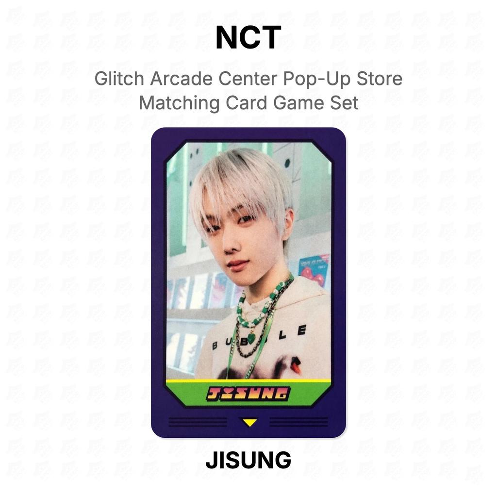 NCT Pop-up магазин Glitch Arcade Center Набор карточных игр для сопоставления Официальная фотокарточка