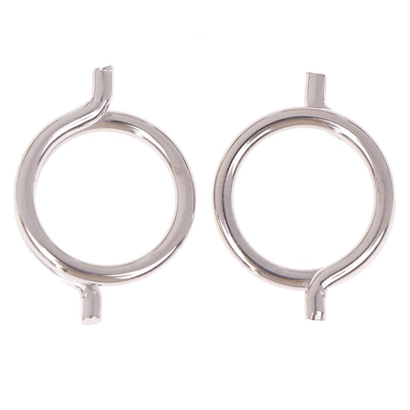 2Pcs Chicken Bone Scissors Accessories Spring Wire Diameter 1.8Mm Outer Diameter 15Mm Nickel Plated Steel Torsion Spring