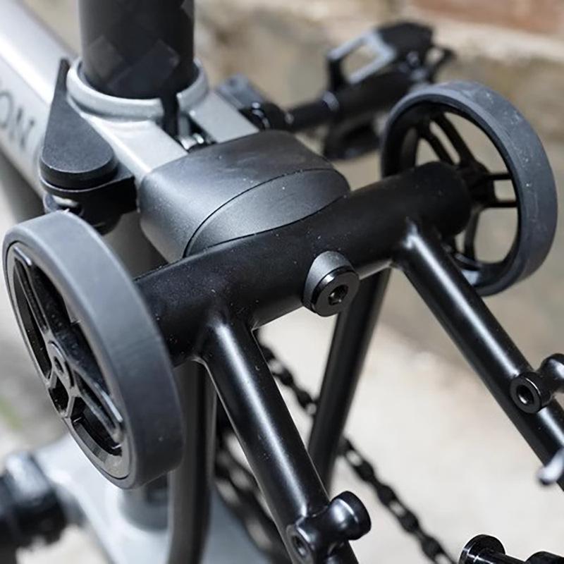 Folding Bicycle Rear Bumper Shock Absorber Hardened-TPU Lightweight Square Shock Absorber For Brompton For Pline Bike Accessory