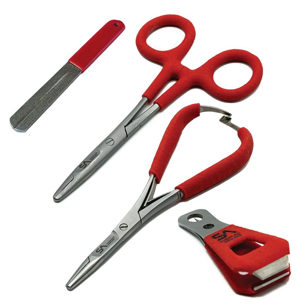 TIEMCO SA Точилка для крючков Tailout 140287 Красная