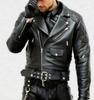 AL KHALID Elegant NEW Men's Jacket 100% Genuine Real Lambskin Leather Racer Biker Jacket