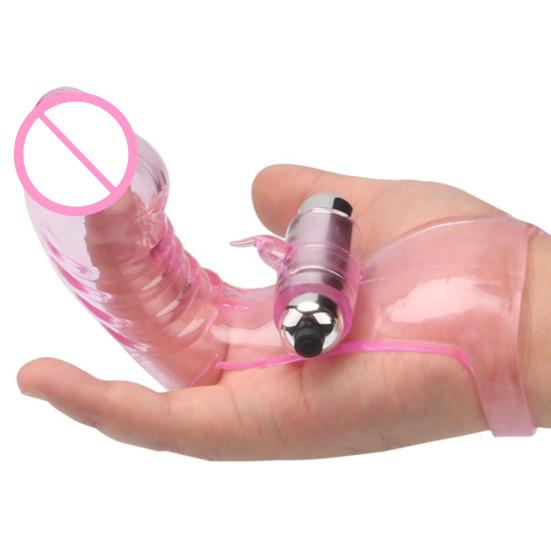 Finger Silicone Vibrator Stimulate Women Clitoris Nipples & Anal Women G Spot Massage Stimulation Products Adult Sex Toy for Solo & Couple Play