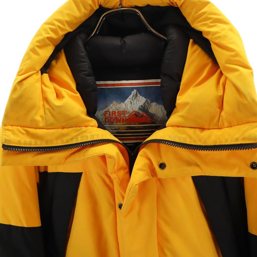 FIRSTDOWN Down jacket S yellow Men's Used