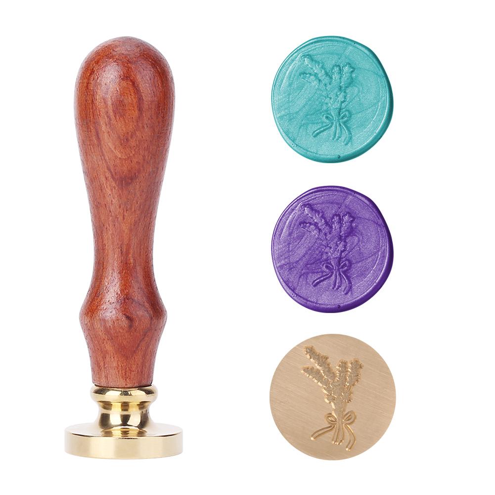 Деревянная ручка сургуч печать античный растительный узор сургуч штамп DIY ремесло инструмент