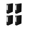 Папка-регистратор Big Pros Arch Binder L207 A4 2 отверстия 7 см 80 мм вертикальная, черная, 4 шт.
