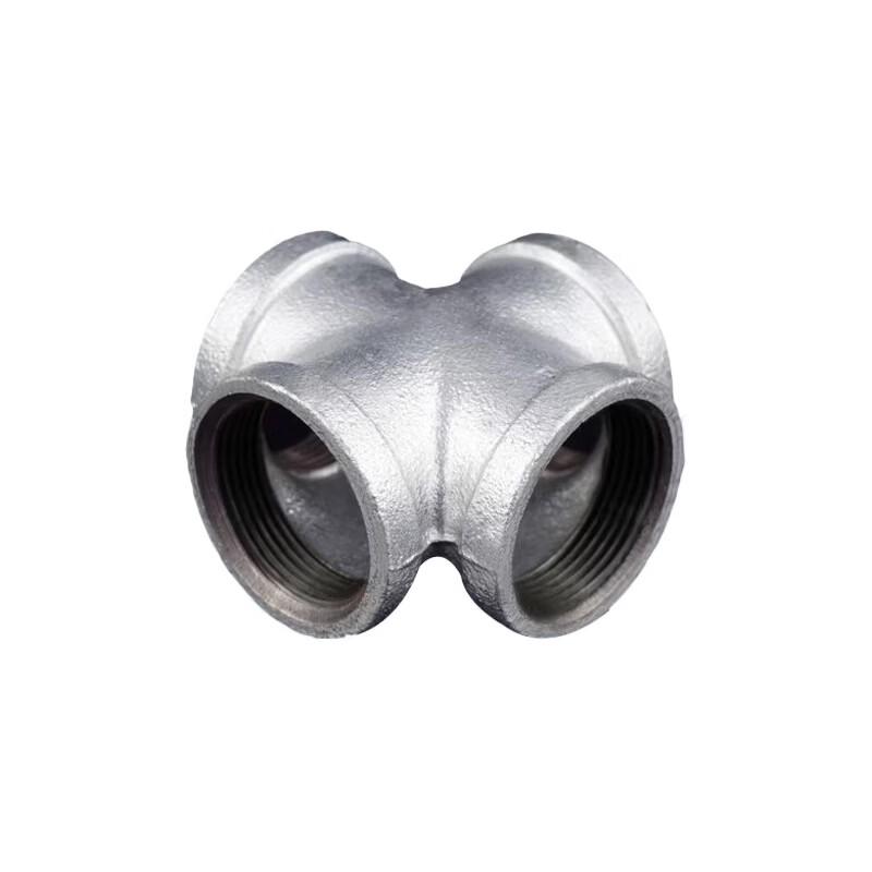 Tiemuyun Galvanized Four-Way Pipe Connector