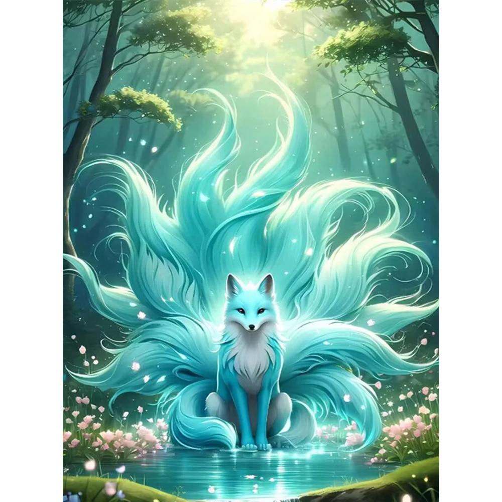 Фэнтези Животное Лиса Алмазная Живопись Вышивка 5D DIY Новое Поступление Стразы Картина Мозаика Наборы для Вышивания Крестом Ручной Работы Детский Подарок