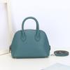 Shell Bag Women's Messenger Bag Cow Leather Simple Shoulder Bag Fashion Ladies Classic Handbag Small Mobile Phone Crossbody Bag