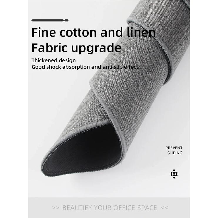 Cotton and Linen Rubber XXL Mouse Pad Gaming MousePad Large Desk Mat Gaming PC Desk Mat Computer Desk Pad Gaming Mouse Pad