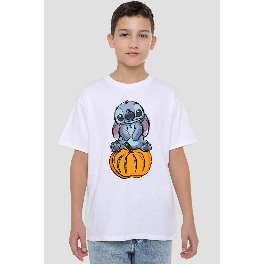 Lilo & Stitch Childrens/Kids Pumpkin Sketch T-Shirt
