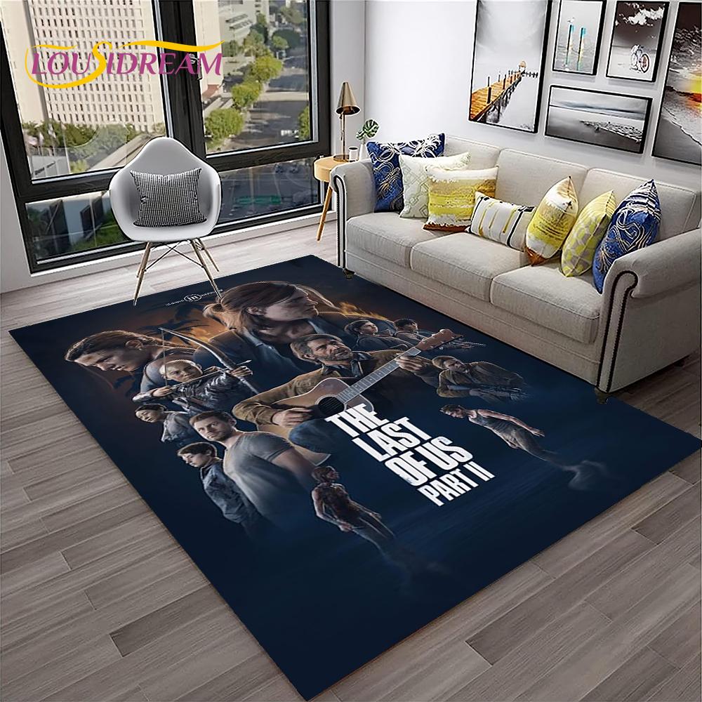 The Last of Us Игра ужасов Педро ТВ Ковер Коврик для дома Гостиная Спальня Диван Придверный коврик Декор, детский ковер Нескользящий коврик для пола