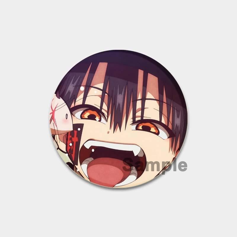 58 мм значки в стиле аниме Hanako Kun на унитаз, аксессуары для рюкзака NENE, значки манги, булавки, мультяшные броши для одежды, сумка, декор, подарки